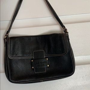 Kate spade black leather small handbag like New